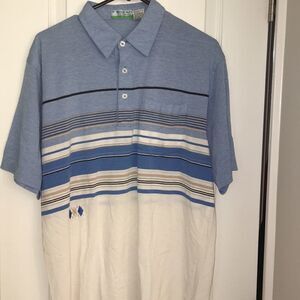 Retro Stetson University Golf team polo shirt L